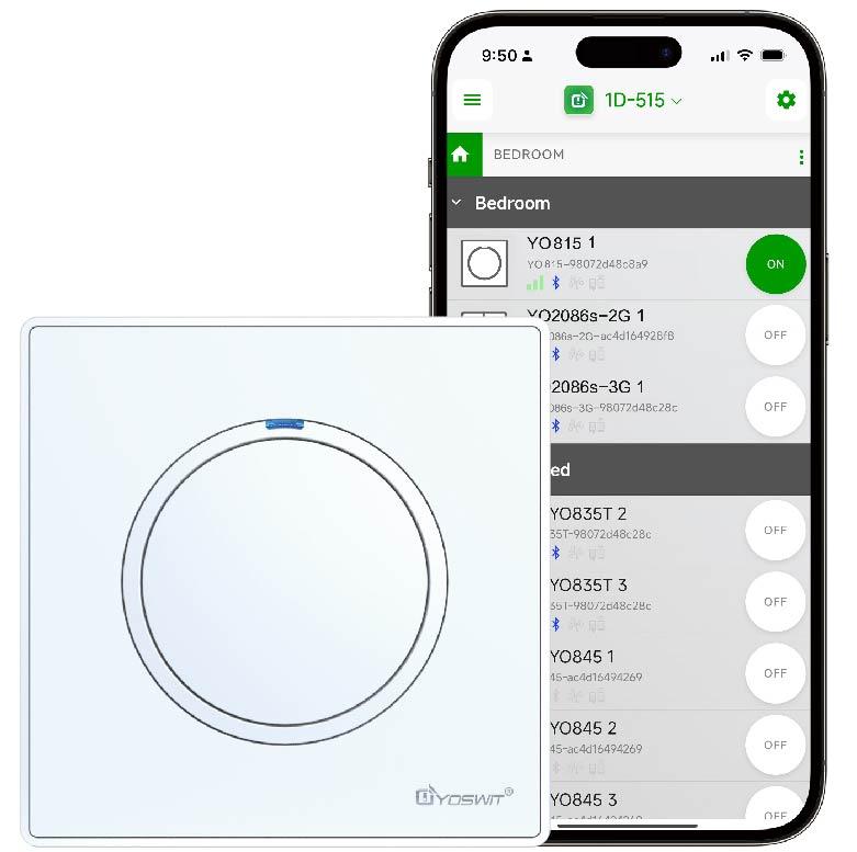 Outlet App Double Pole Switch App